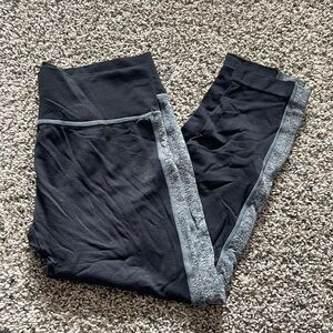 Women's Black and Gray Leggings